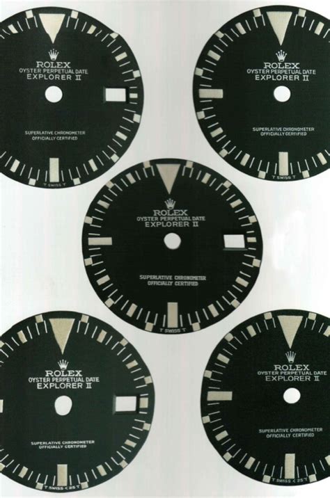 rolex freccioni|Rolex 1655 dial variations.